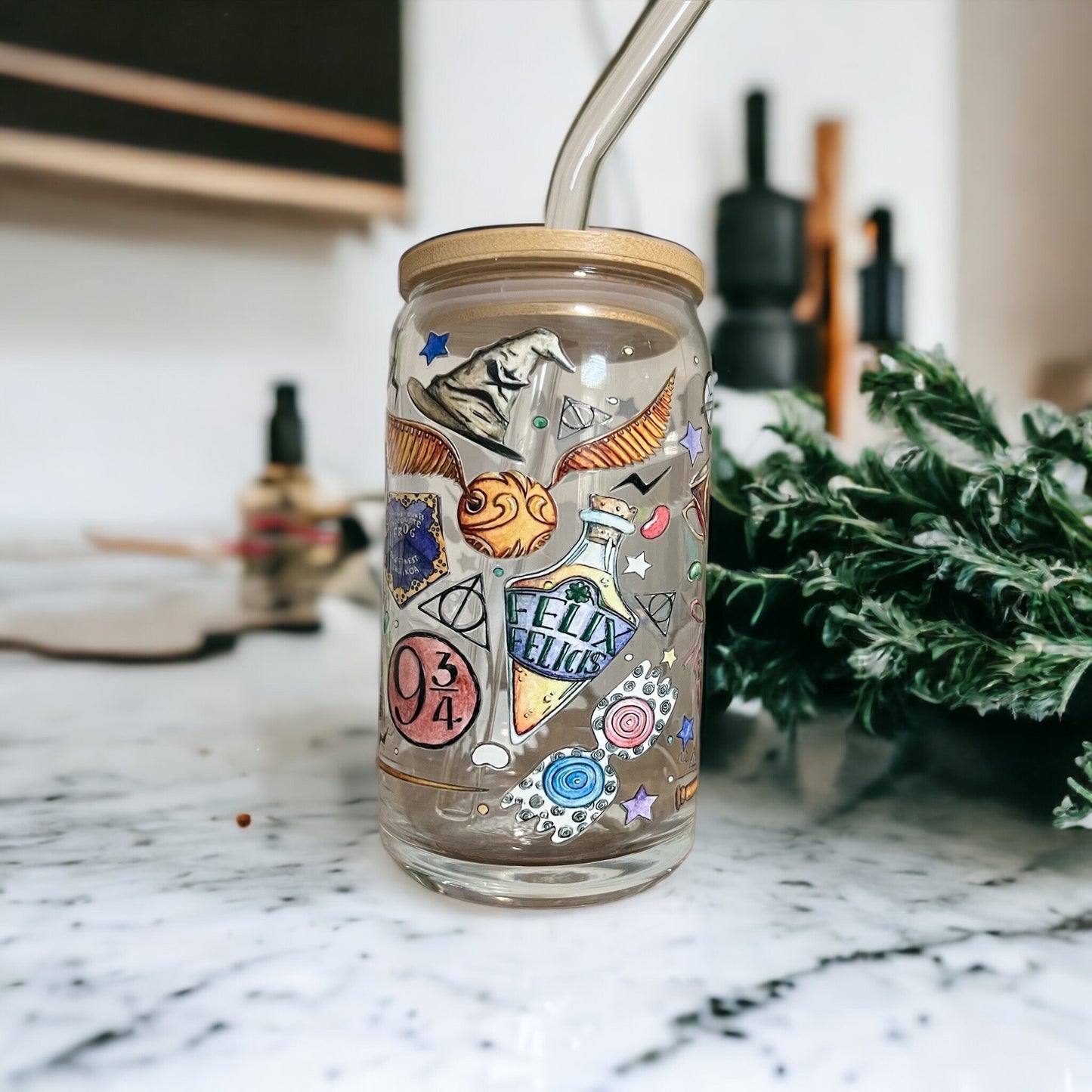 Harry Potter Glass Cup