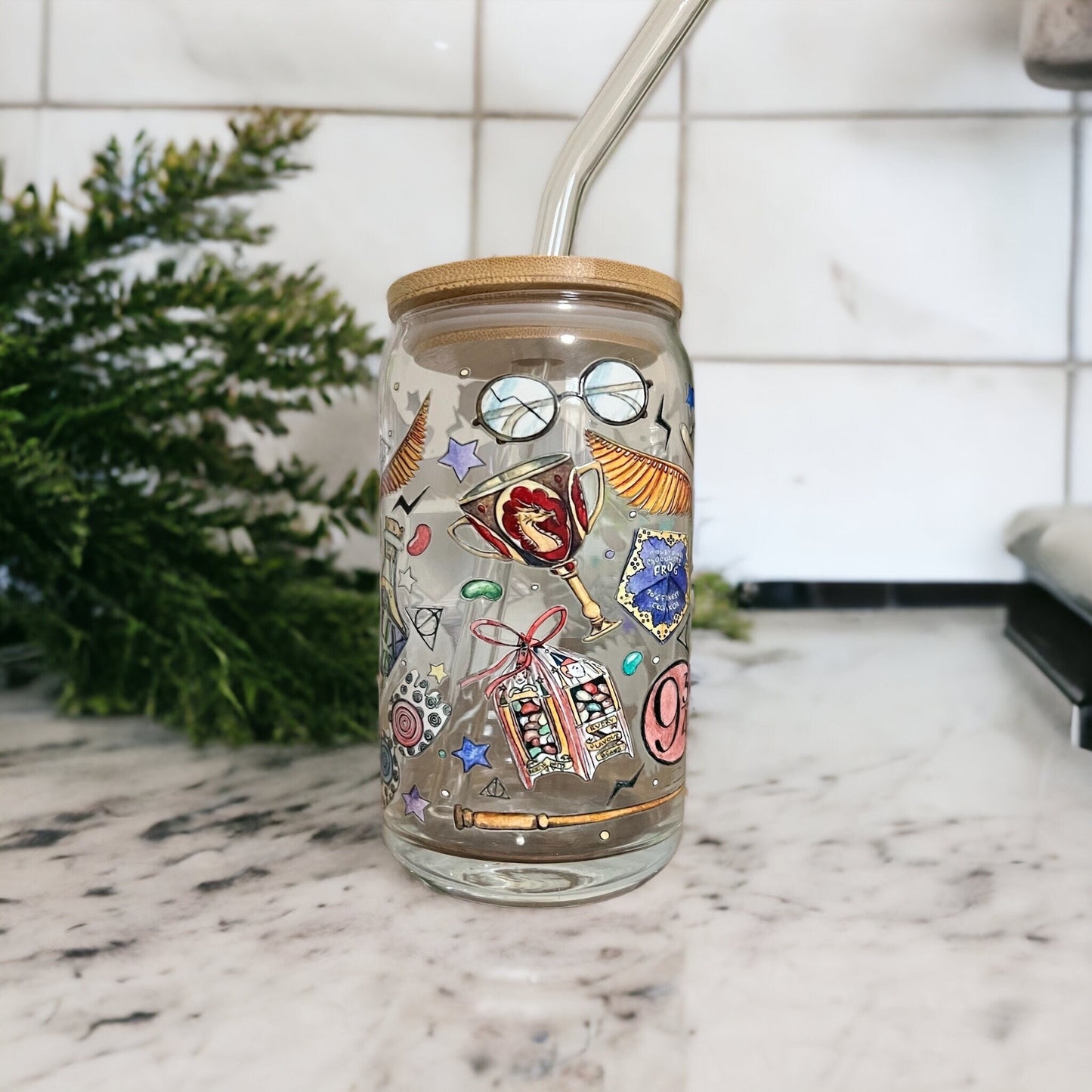 Harry Potter Glass Cup
