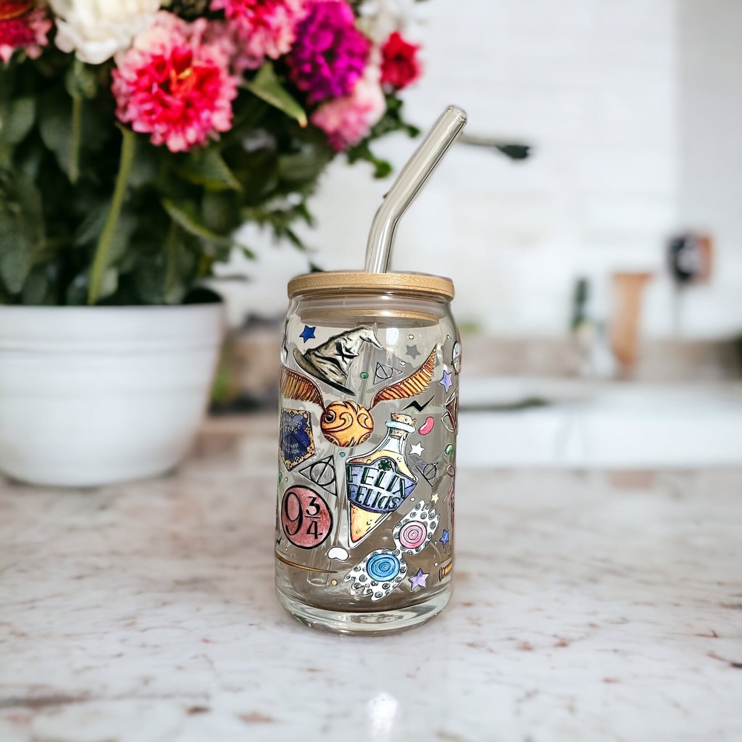 Harry Potter Glass Cup