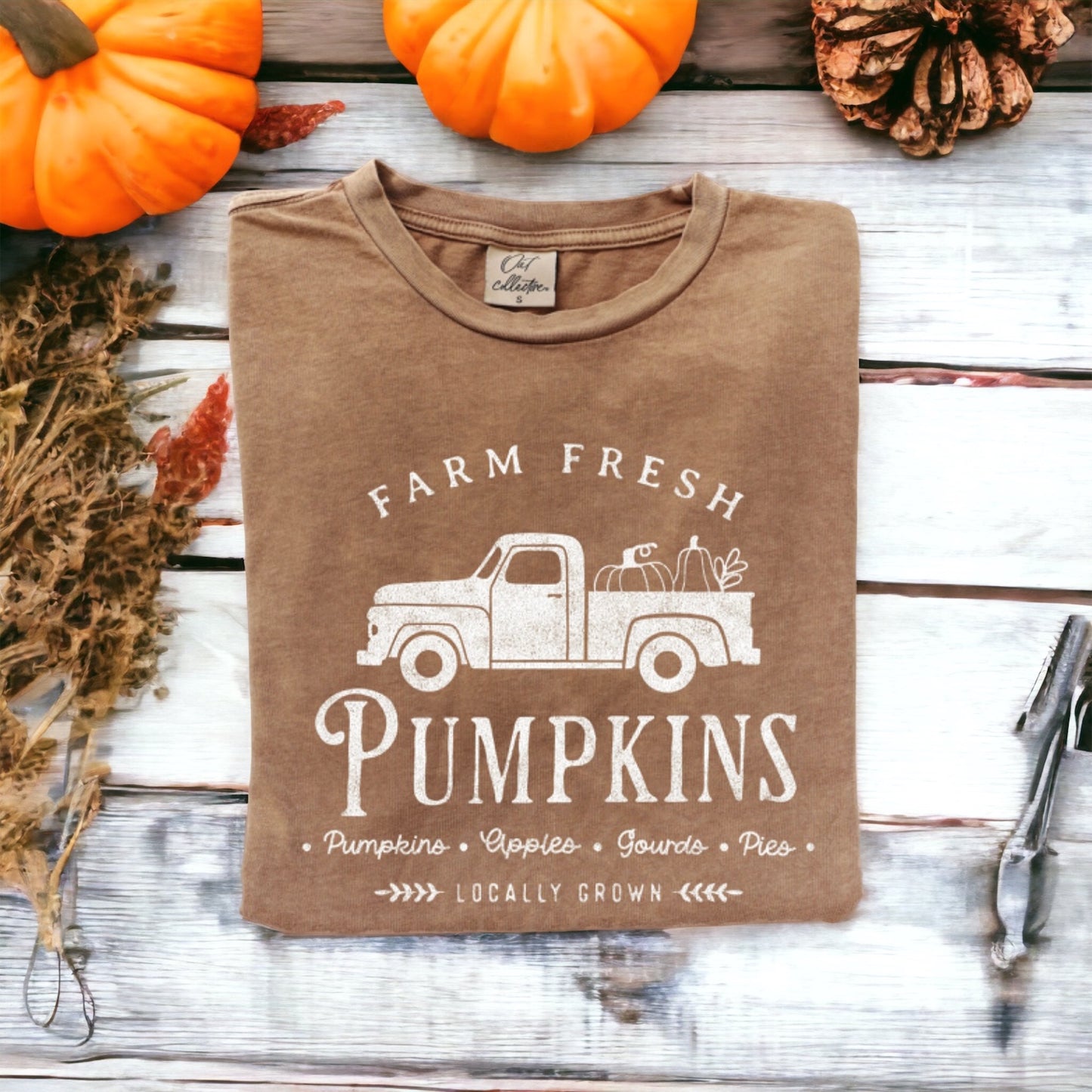 Farm Fresh Pumpkins Short Sleeve Shirt
