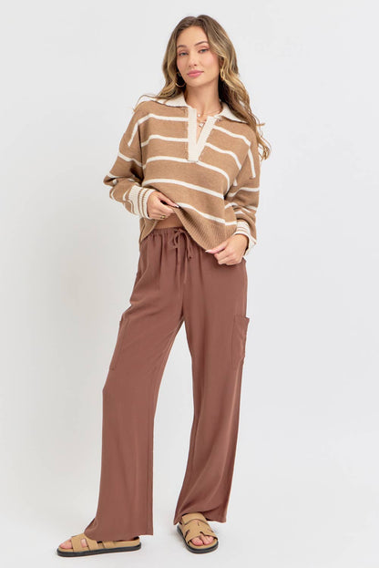 STRIPED EVERYDAY  KNIT SWEATER