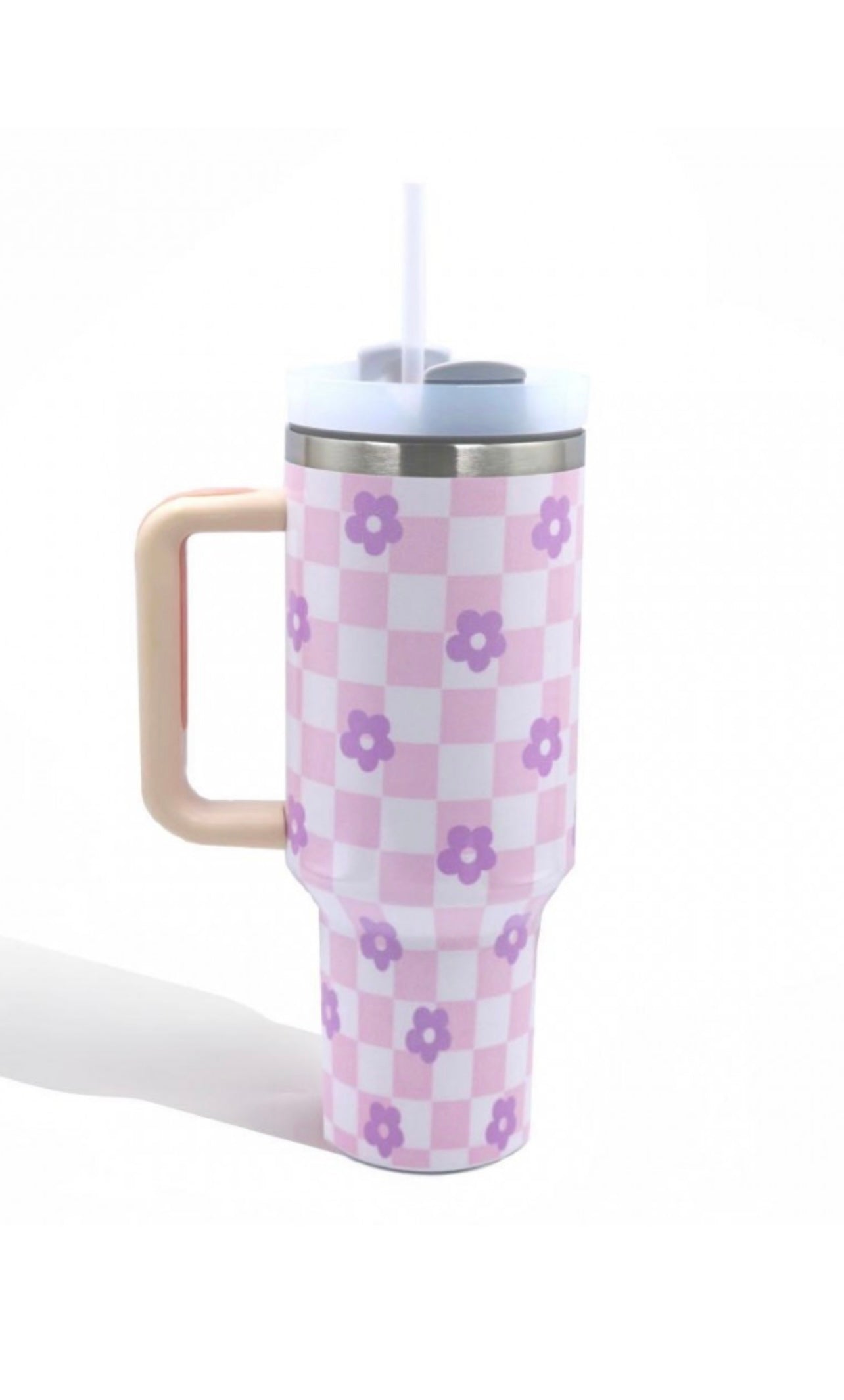 Purple Flower Tumbler