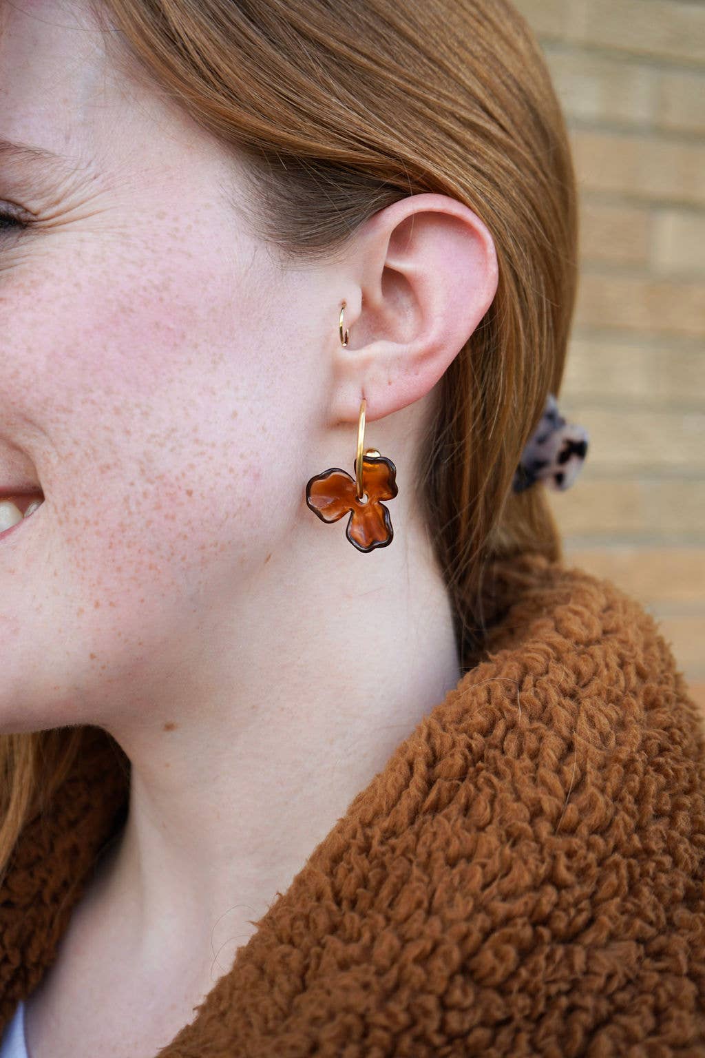 Magnolia Hoops - Amber // Jewelry, Earrings, Fall