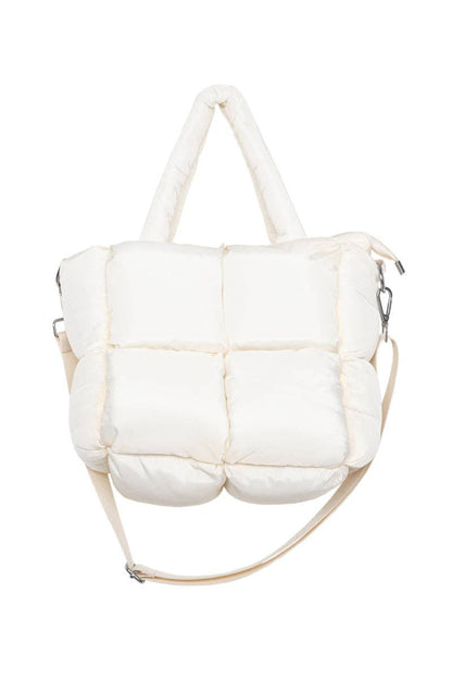 Cream Easter Mini Puffer Tote Wholesale