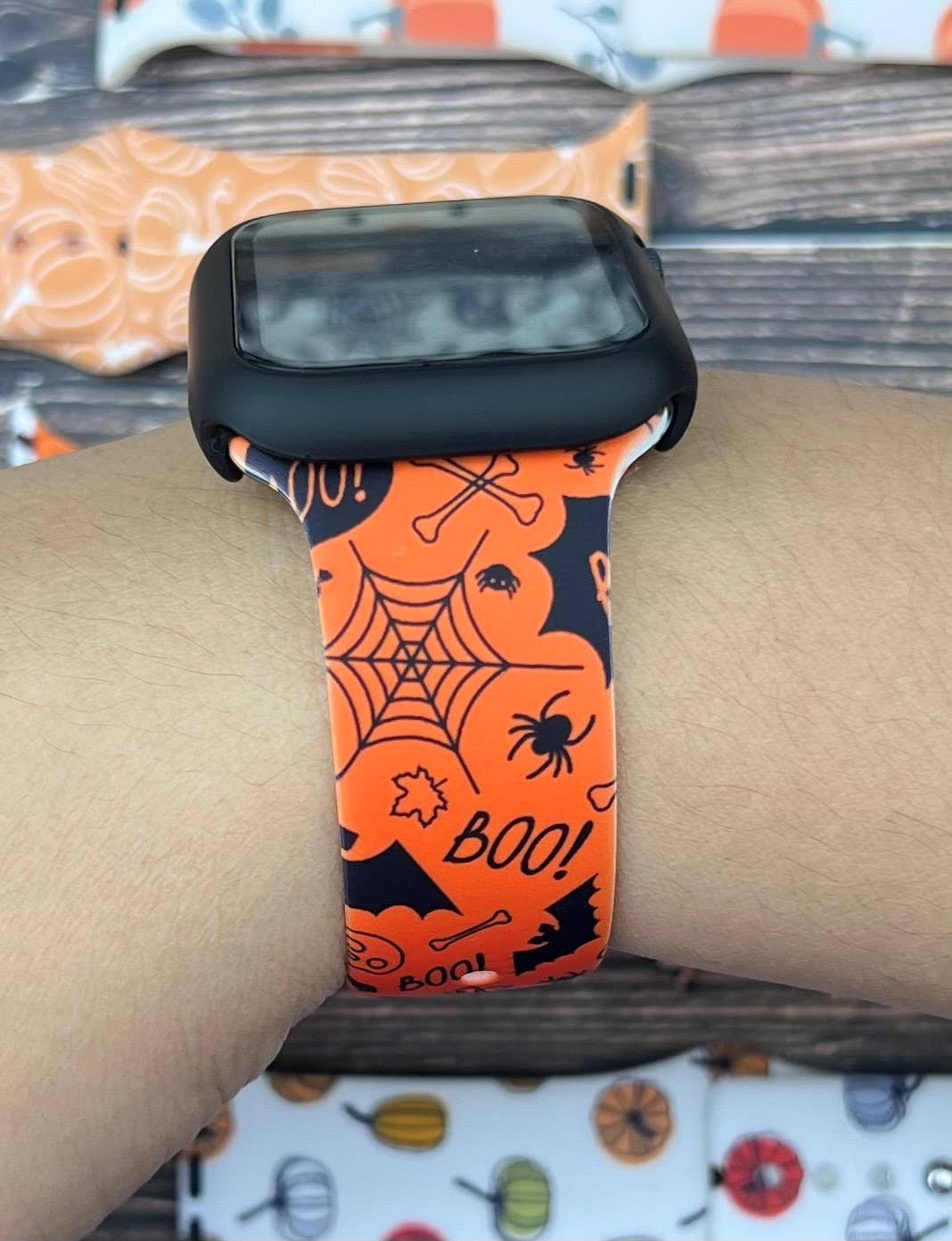 Fall & Halloween Apple Watch Silicone Bands