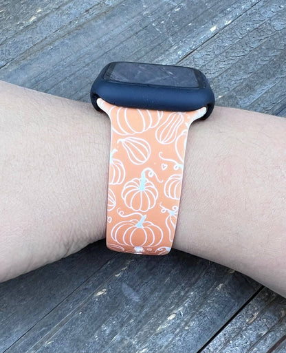 Fall & Halloween Apple Watch Silicone Bands