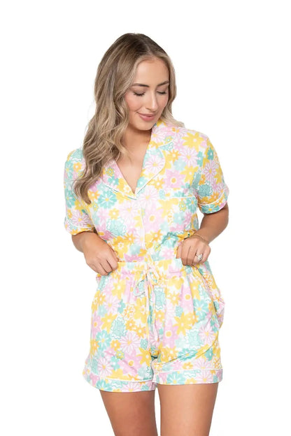 Spring Flowers Wholesale Pajama Sets