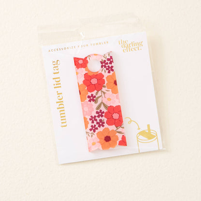 Tumbler Lid Tag-Wild About You Cream