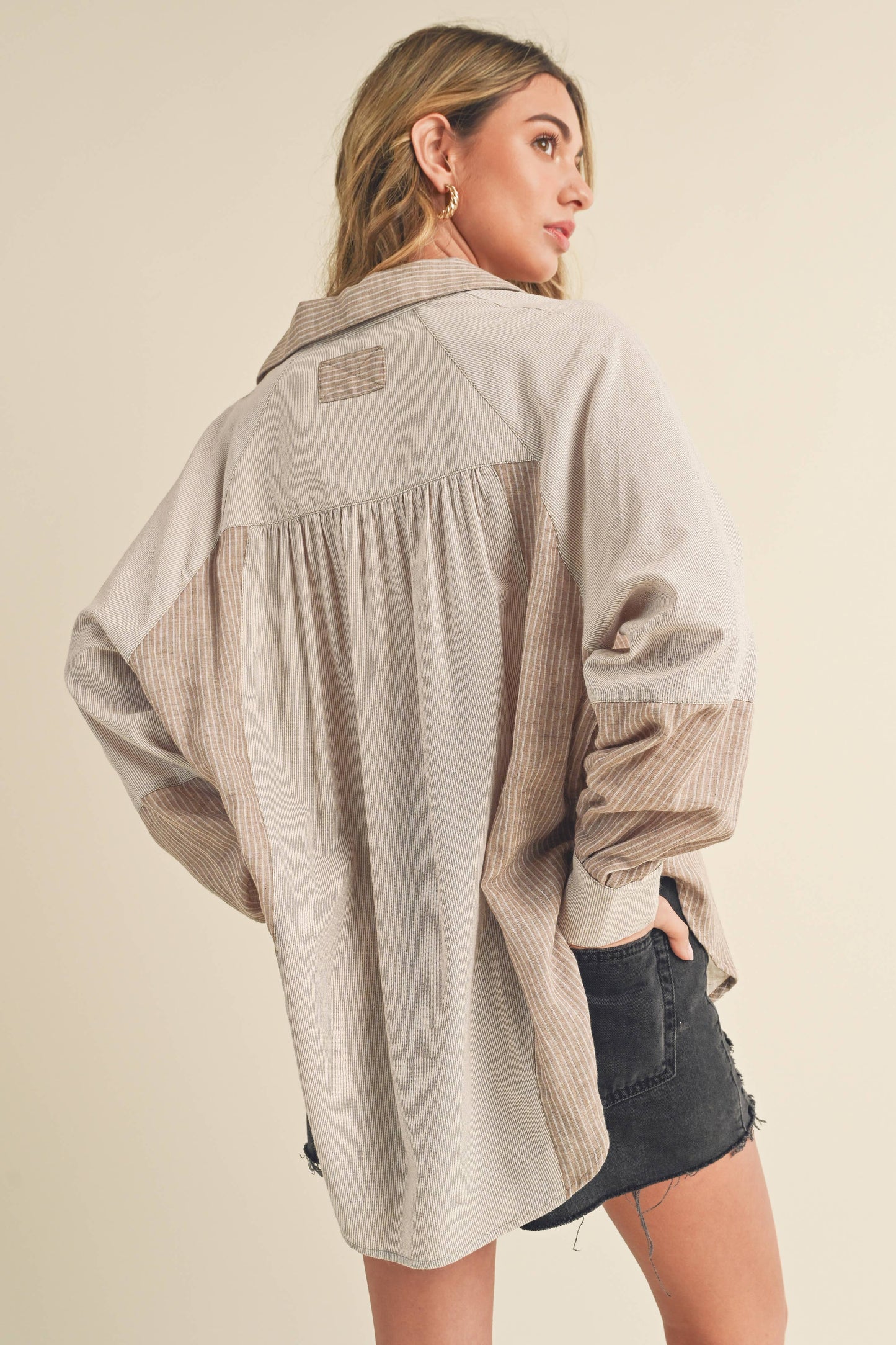 OAT SHIA WOMEN BUTTON UP TOP