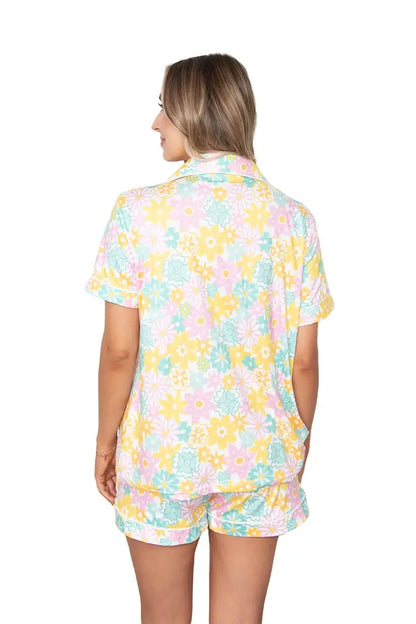 Spring Flowers Wholesale Pajama Sets