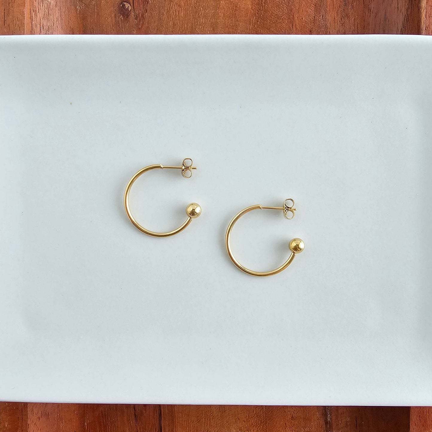 Magnolia Hoops - Amber // Jewelry, Earrings, Fall