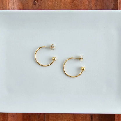 Magnolia Hoops - Amber // Jewelry, Earrings, Fall