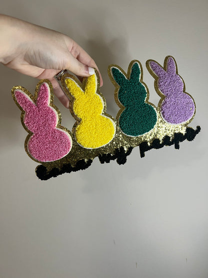 Easter Love my Peeps Chenille Patch