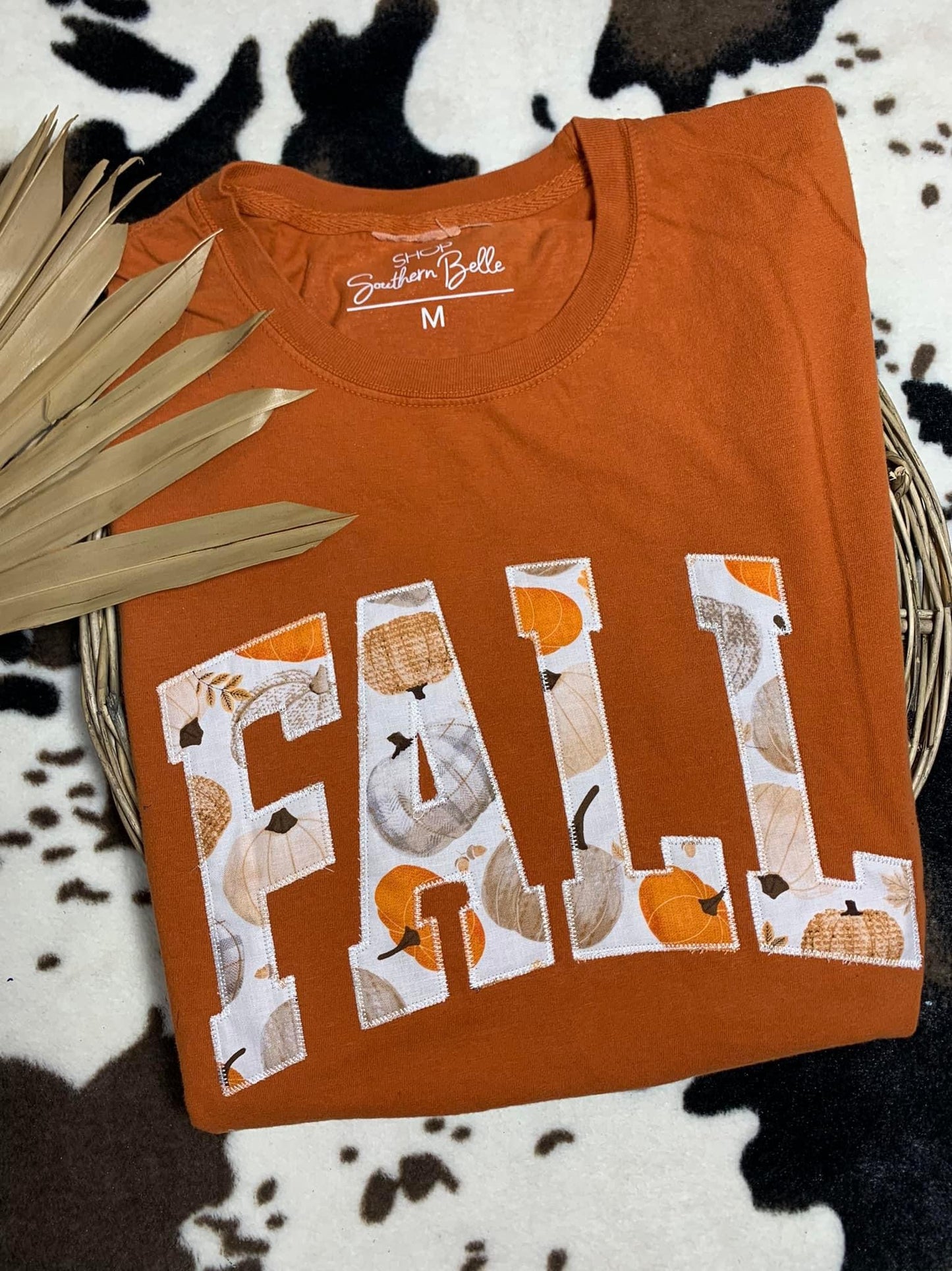 Fall Embroidered Short Sleeve Shirt