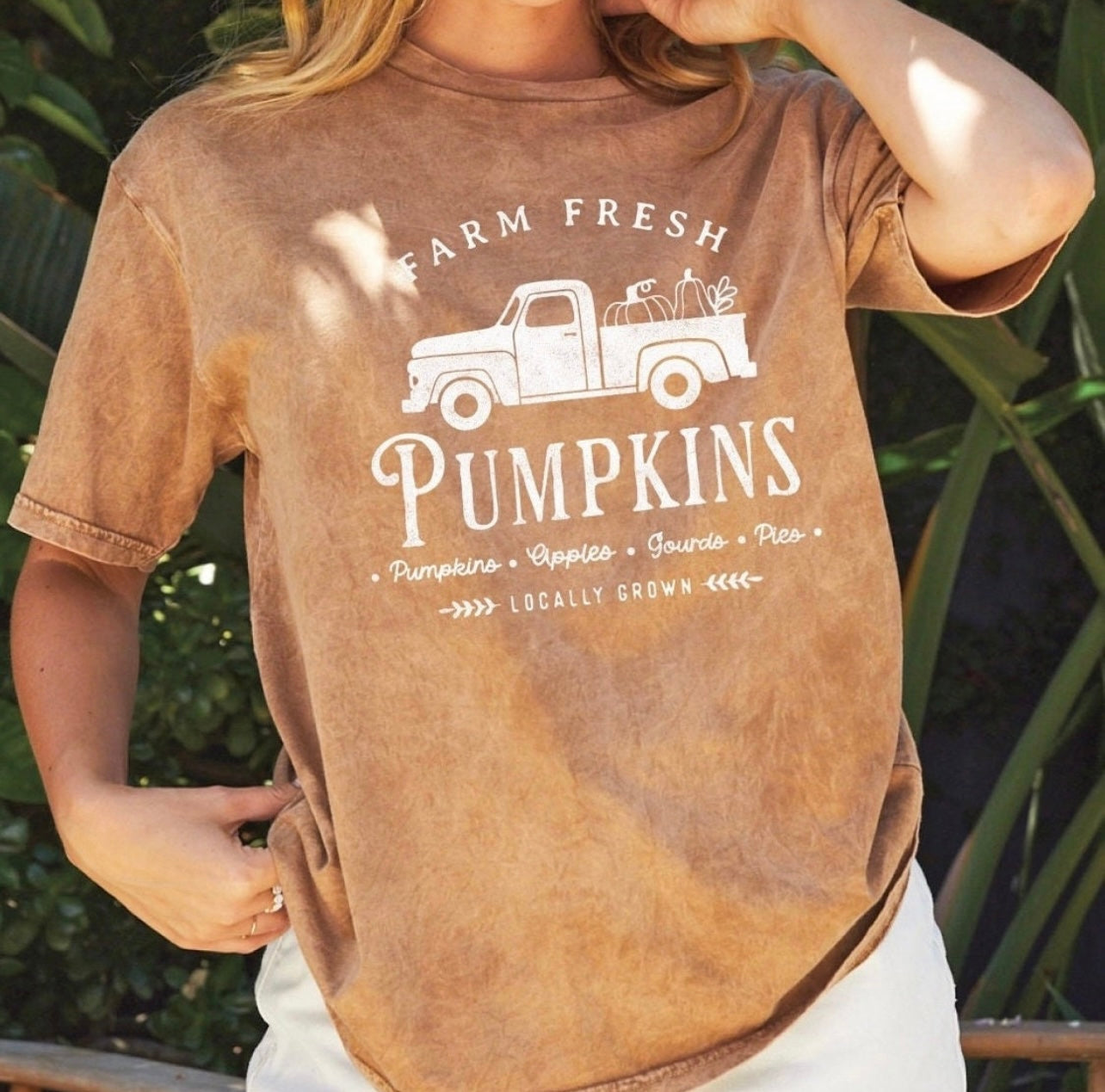 Farm Fresh Pumpkins Short Sleeve Shirt