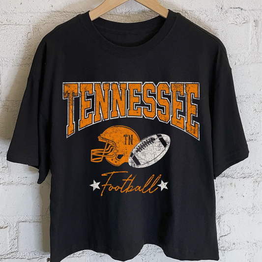 Tennessee Football Graphic Long Crop Top