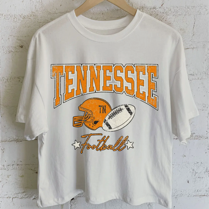 Tennessee Football Graphic Long Crop Top