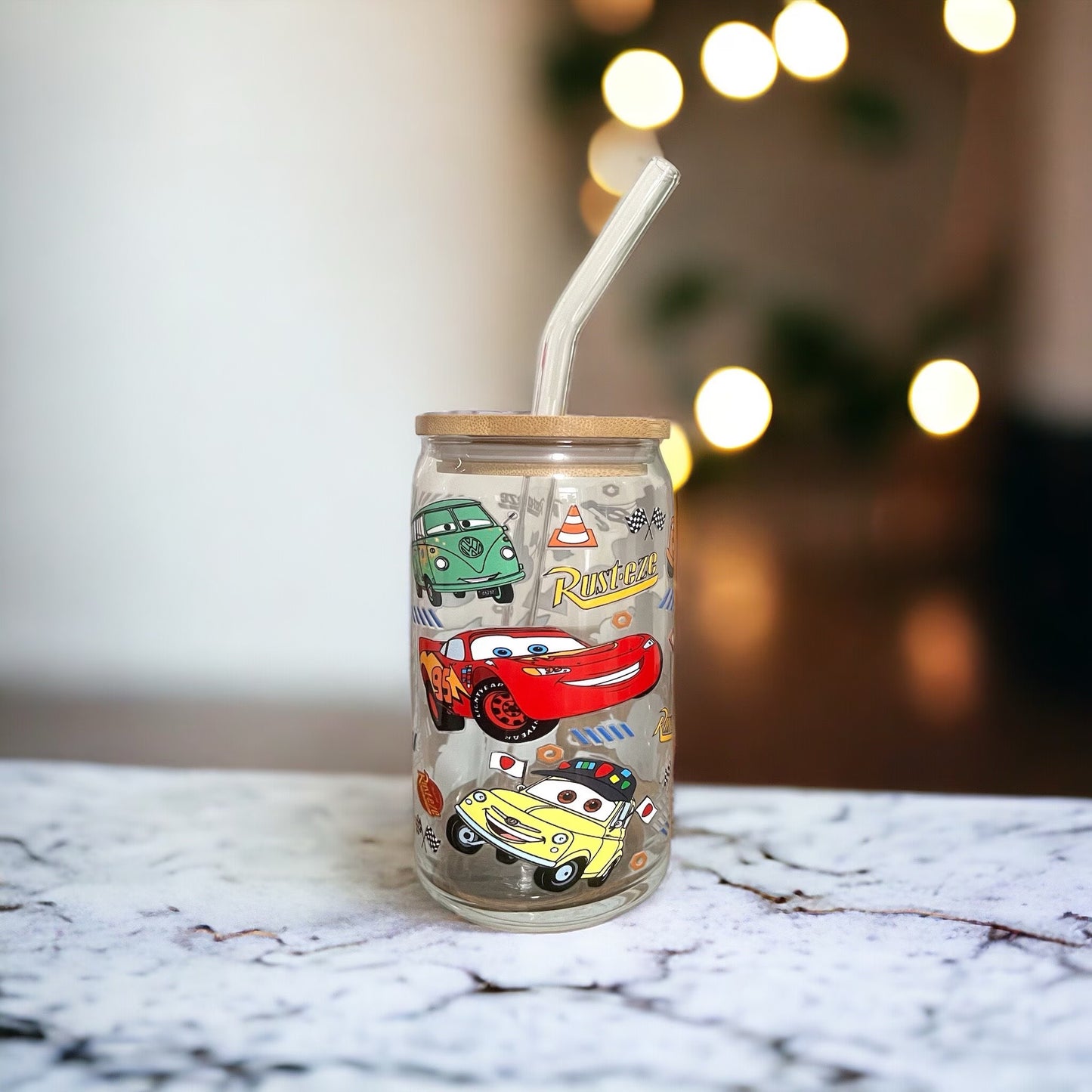 Disney Cars Glass Cup