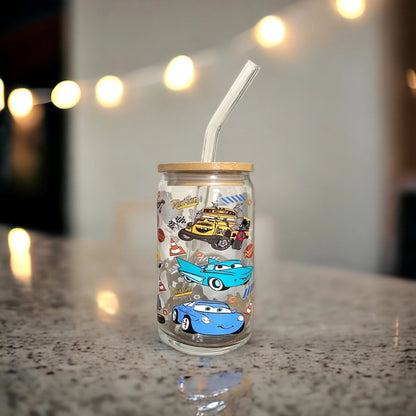 Disney Cars Glass Cup