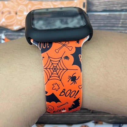 Halloween Orange Apple Watch Silicone Band