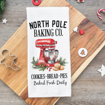 Christmas North Pole Baking Co. Kitchen Dish Towel