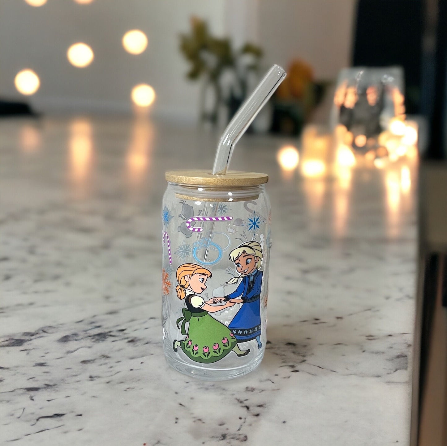 Disney Frozen Glass Cup