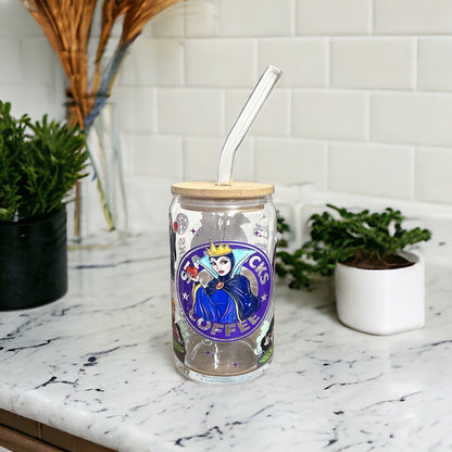Disney Snow White Evil Queen Glass Cup