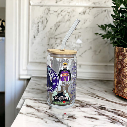 Disney Snow White Evil Queen Glass Cup