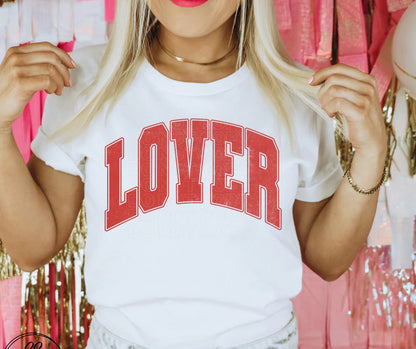 Lover White Short sleeve Shirt