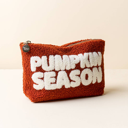 Teddy Pouch-Pumpkin Season