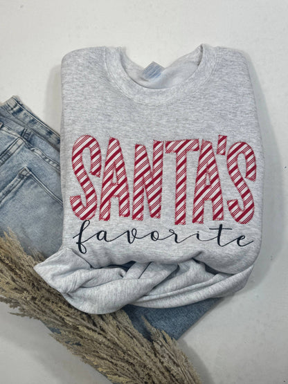 Santa's Favorite Christmas Sweatshirt