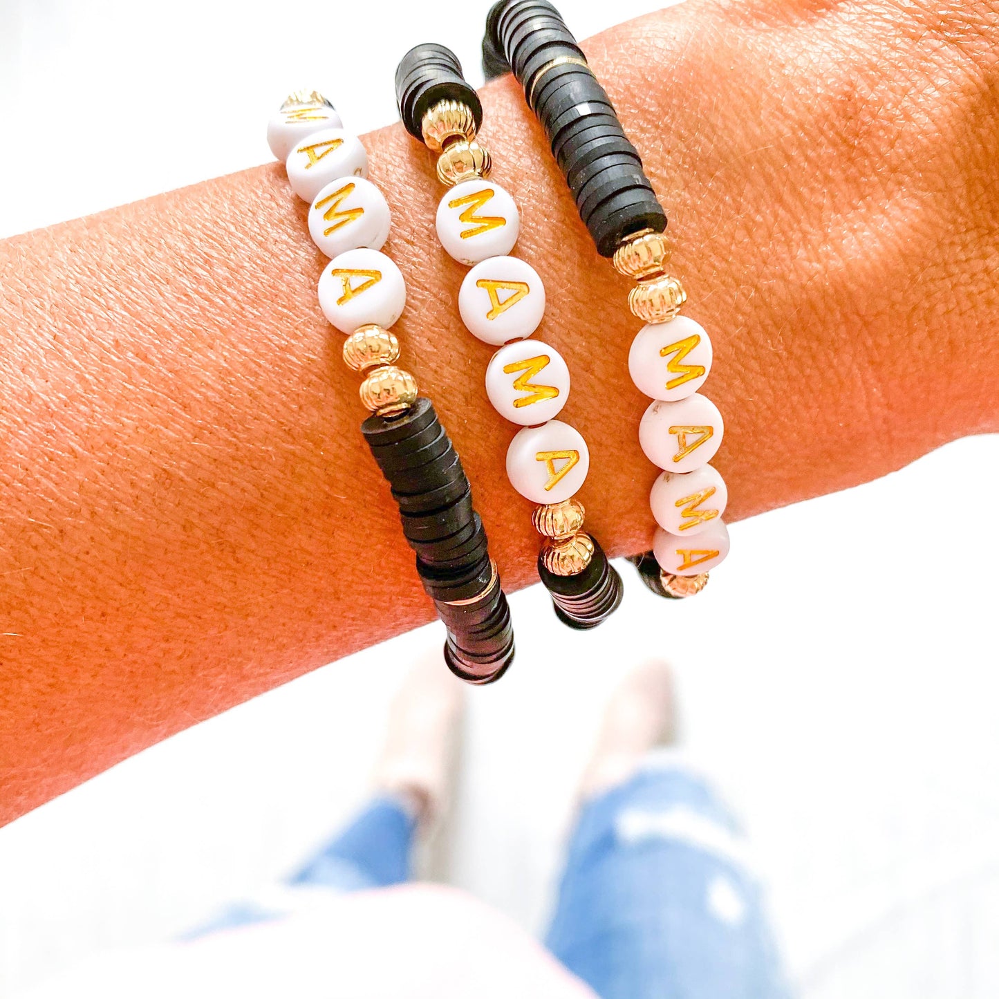 Mama Heishi Bracelets