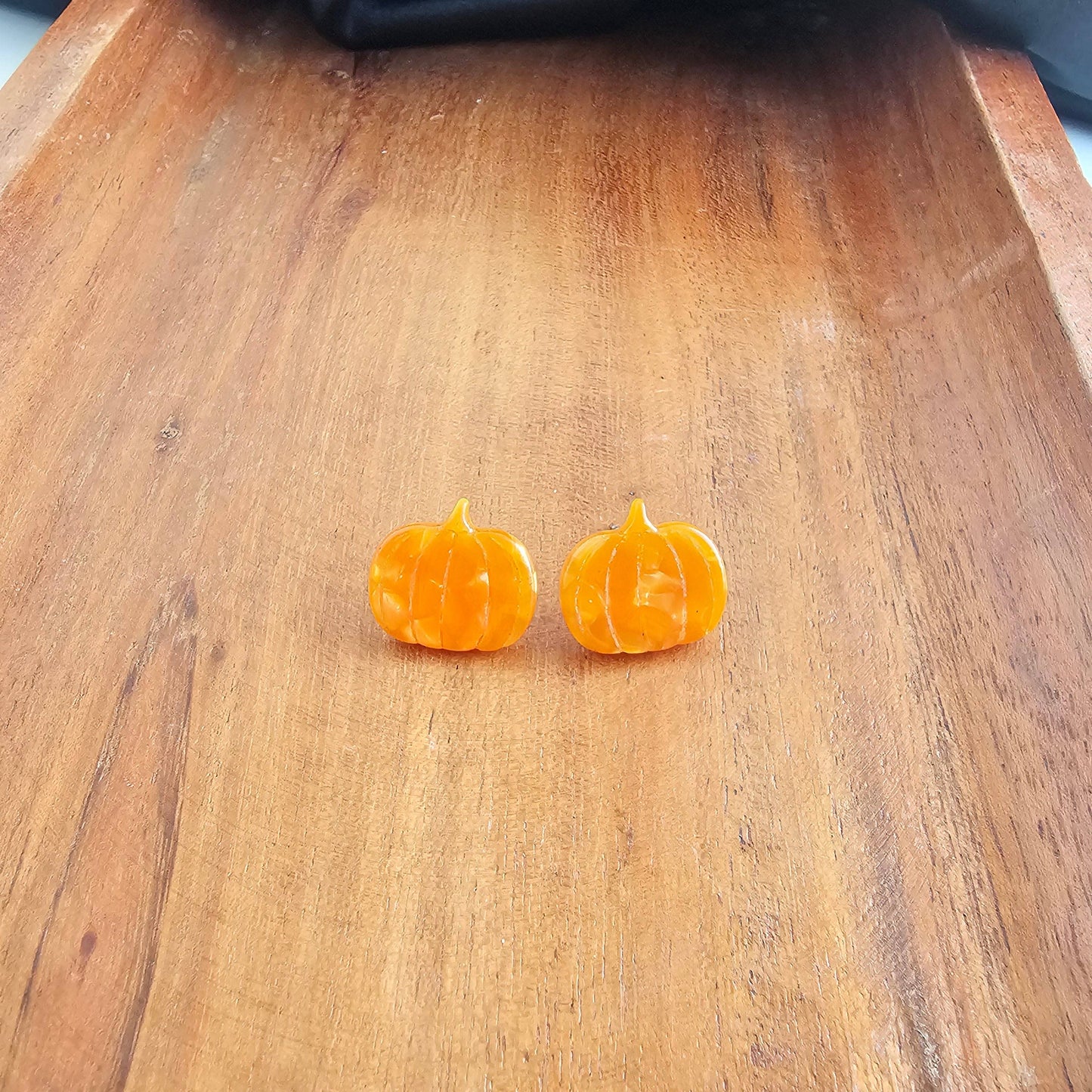 Pumpkin Patch Studs - Orange