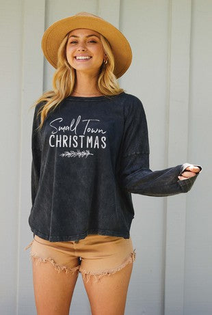 Small Town Christmas Long Sleeve Shirt